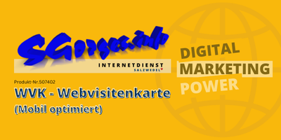 Internet-Web-Visitenkarte
