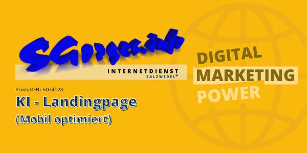 KI-Landingpage