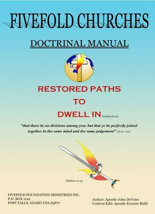 Fivefold Churches Doctrinal Manual (digital download)