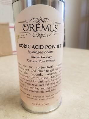 Boric Acid Powder in Tin Can