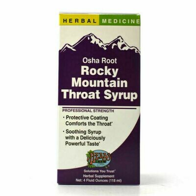 Osha Root Rocky Mountain Throat Syrup -- 4 fl oz