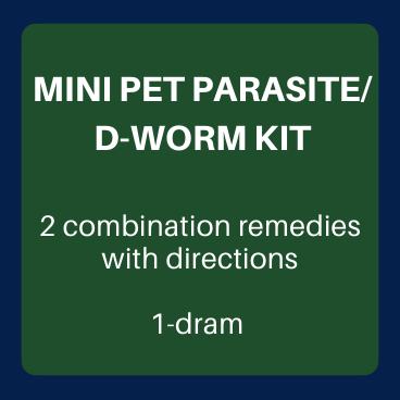 Mini Pet Parasite/D-Worm Kit