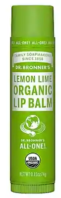 Dr. Bronner's Organic Lip Balm Lemon Lime Dr. Bronner's Organic Lip Balm Lemon Lime