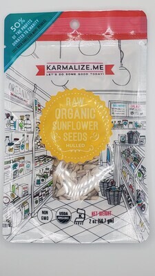 Karmalize.Me Raw Organic Sunflower Seeds/Hulled Karmalize.Me Raw Organic Sunflower Seeds/Hulled