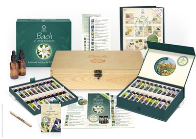 Bach Flower Essence Complete Kit in Wooden Case.