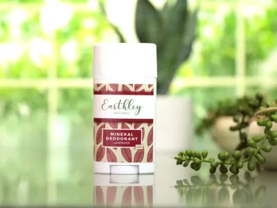 Earthley Wellness Mineral Deodorant Vanilla Bean Earthley Wellness Mineral Deodorant Vanilla Bean