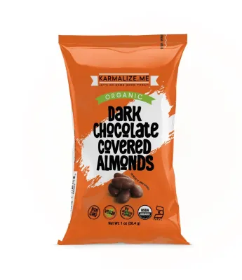 Karmalize.Me Dark Chocolate Covered Almonds Karmalize.Me Dark Chocolate Covered Almonds