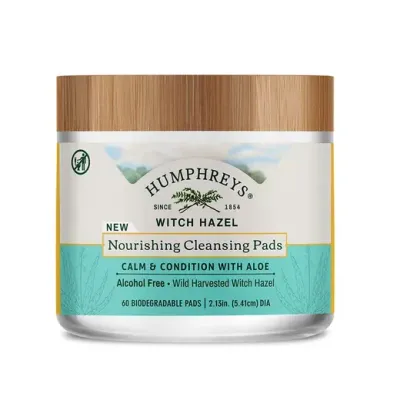 Humphrey's Witch Hazel Nourishing Cleansing Pads w/Aloe Humphrey's Witch Hazel Nourishing Cleansing Pads w/Aloe