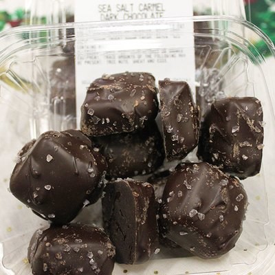 Sea Salt Caramel Dark Chocolate per Half lb