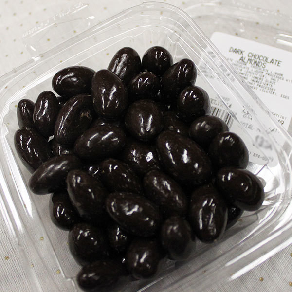 Dark Chocolate Almonds per half lb
