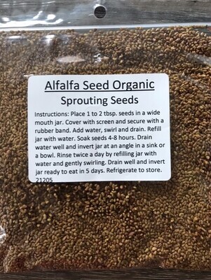 Alfalfa Seed Organic Alfalfa Seed Organic