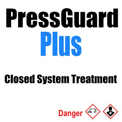 Press Guard Plus Closed System treatment label
