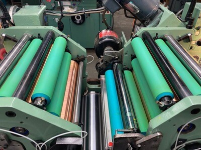 20 Durometer Rubber Rollers for Halm jet &amp; Halm Super Jet envelope press