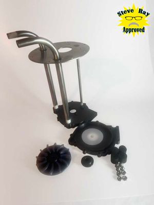 Fountain Solution Pump Rebuild Kit: BOTTOM