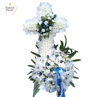 Eternal Peace Cross Wreath