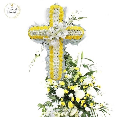 Eternal Grace Cross Wreath