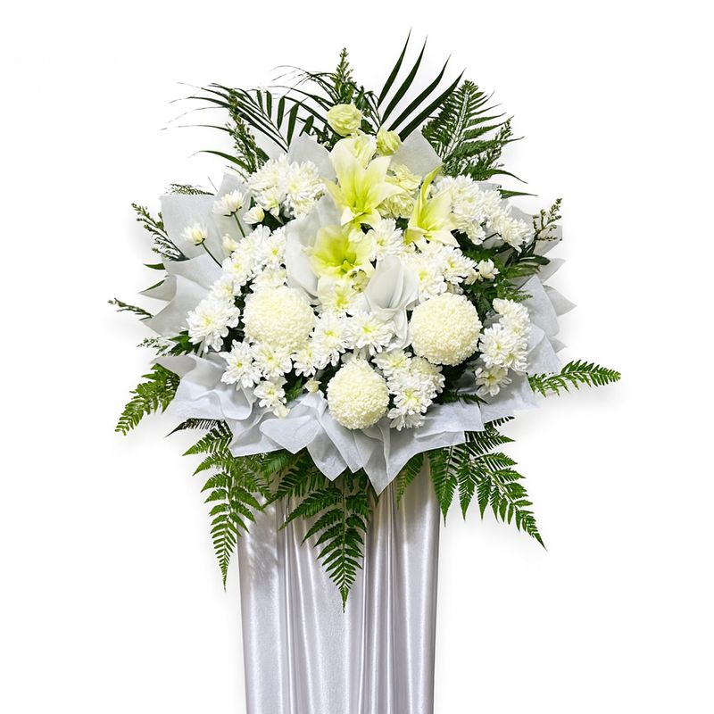 Sympathy Wreath WRB004