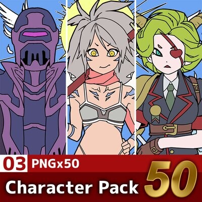 Character Pack [3] 50 items