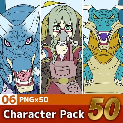 Character Pack [6] 50 items