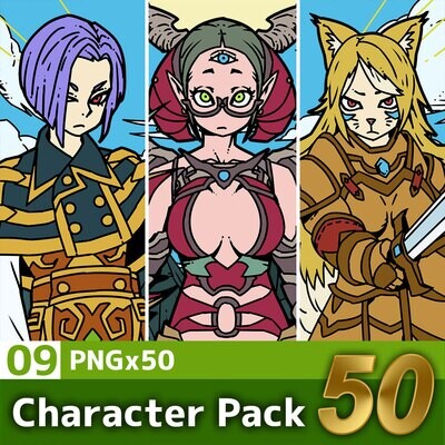 Character Pack [9] 50 items