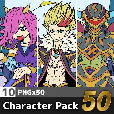 Character Pack [10] 50 items