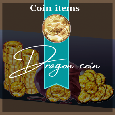 Dungeon item [Dragon coins] coin set