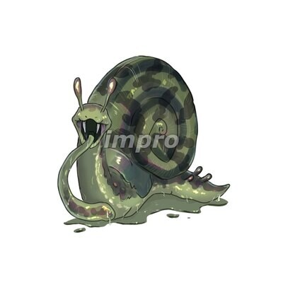 Snail-shaped dragon