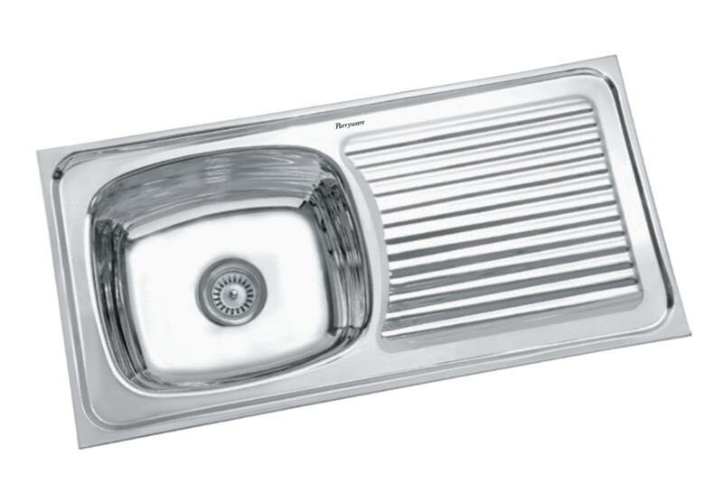 Parryware - Single Bowl With Drain Board C853199