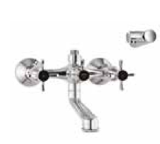 Jaquar-Wall Mixer with Connector for Hand Shower arrangement with Connecting Legs, Wall Flanges & Wall Bracket for Hand Shower-7267PM