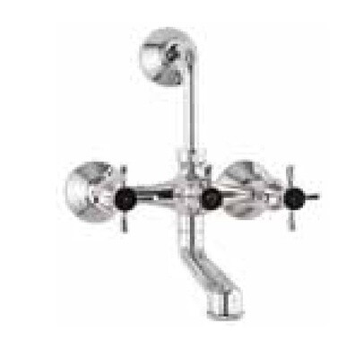 Jaquar-Wall Mixer with Provision For Overhead Shower with 115mm
Long Bend Pipe On Upper Side,Connecting Legs & Wall Flanges-7273PM