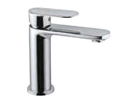 Jaquar-Single Lever Basin Mixer without Popup waste with 450mm Long Braided Hoses OPP-15011BPM