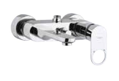 Jaquar- Single Lever Wall Mixer with ProvisionFor Connection to Exposed ShowerPipe (SHA-1211N) with Connecting Legs & Wall Flanges ORP-10115PM