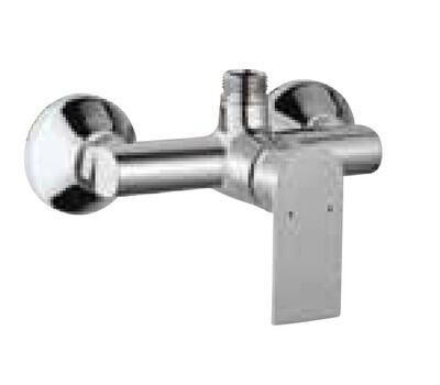 Jaquar-Single Lever Exposed Shower Mixer With Provision for Connection to Exposed Shower Pipe (SHA-1211N) With Connecting Legs & Wall Flanges LYR-38147