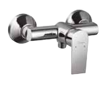Jaquar-Jaquar-Single Lever Exposed Shower Mixer for Connection to Hand Shower with Connecting Legs & Wall Flanges ARI-39149