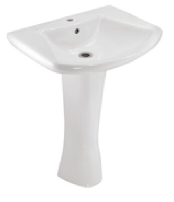 Jaquar-Wall Hung Basin with Fixing Accessories LYS-WHT-38301