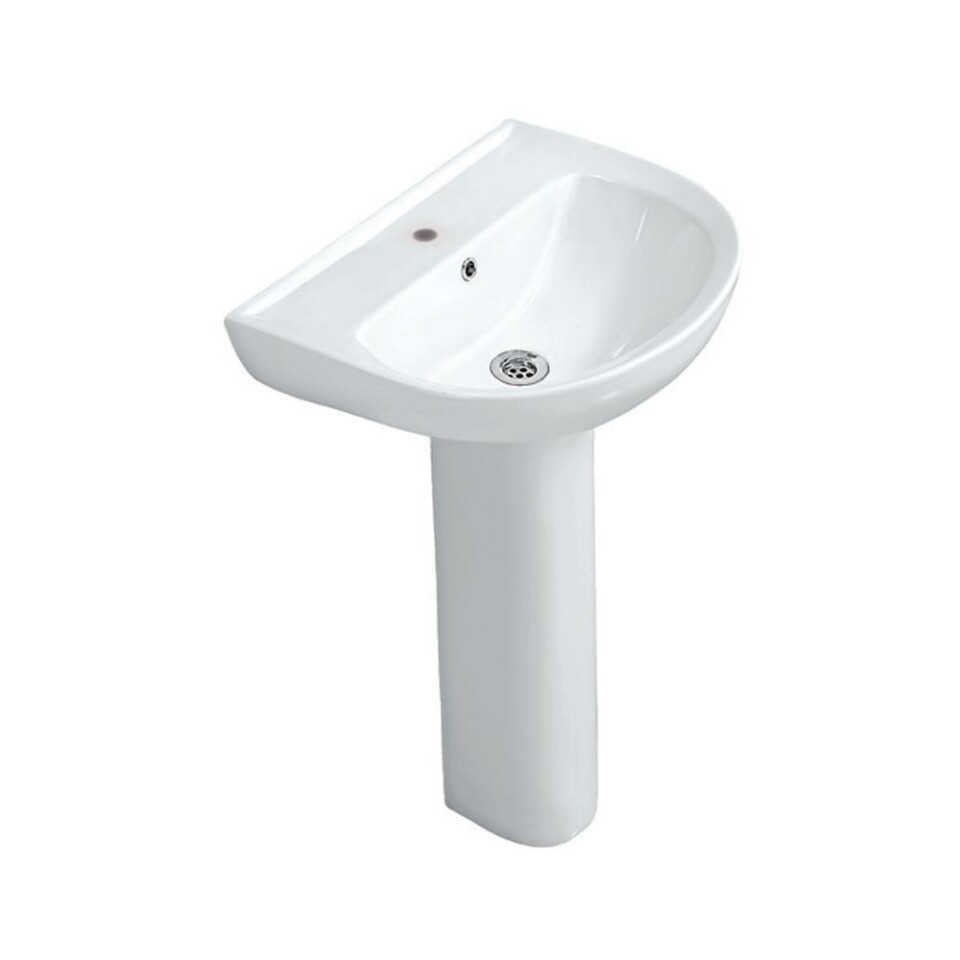 Jaquar-Wall Hung Basin with Fixing Accessories FLS-WHT-5801