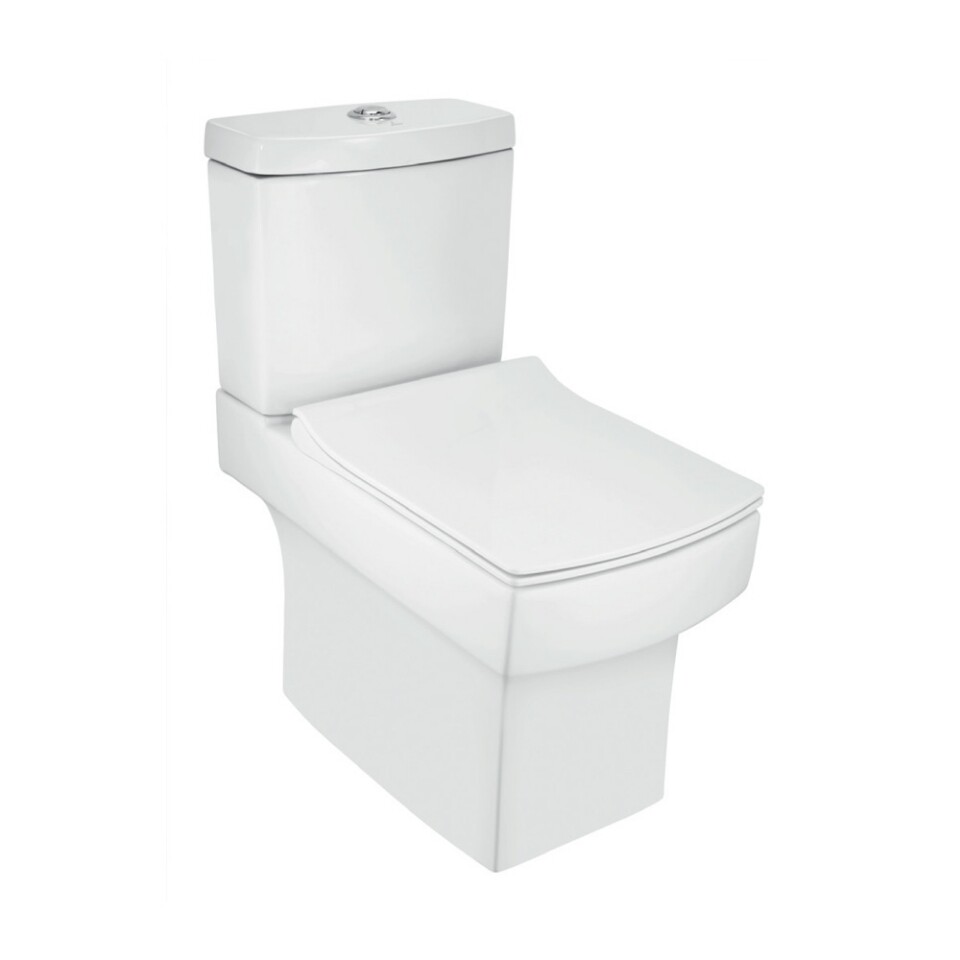 Jaquar-Bowl With Cistern For Coupled Wc With Uf Soft Close Slim Seat Cover, Hinges, Fixing Accessories And Accessories Set Dual flush, Cistern Fittings FNS-WHT-40751S220UFSMZ