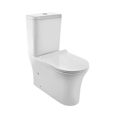 Jaquar-Rimless Bowl For Coupled WC With UF Soft Close Slim Seat Cover, Hinges, Conversion Bend, Fixing Accessories And Accessories Set
ONS-WHT-10753NS250UFSM