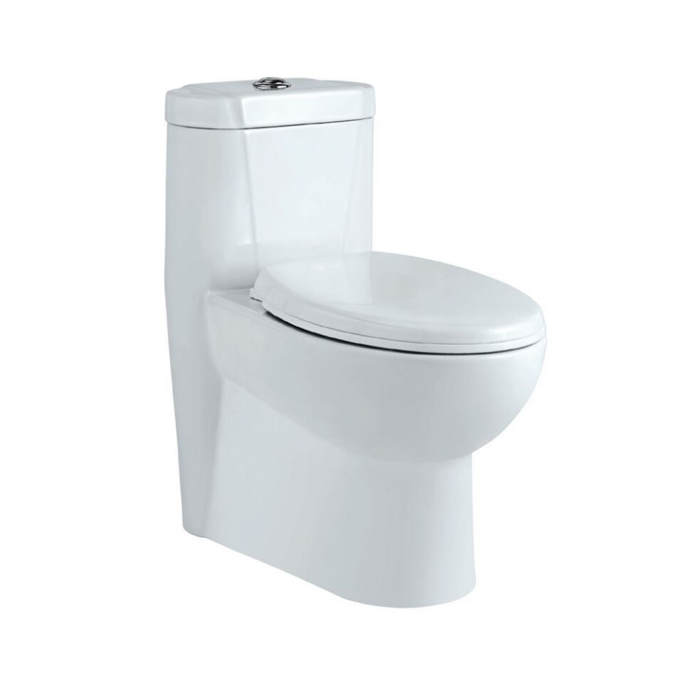 Jaquar-Single Piece WC With PP Soft Close Seat Cover, Hinges, Dual Flush Cistern Fitting, Fixing Accessories And Accessories Set SLS-WHT-6851S110PP