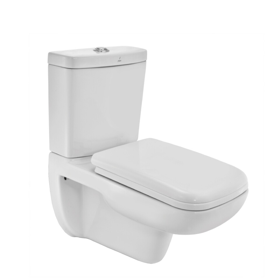 Jaquar-Rimless Bowl With Cistern For Extended
Wall Hung WC With PP Soft Close
Seat cover, Hinges, Dual Flush
Cistern Fitting, Accessories Set FLS-WHT-5353PPZ
