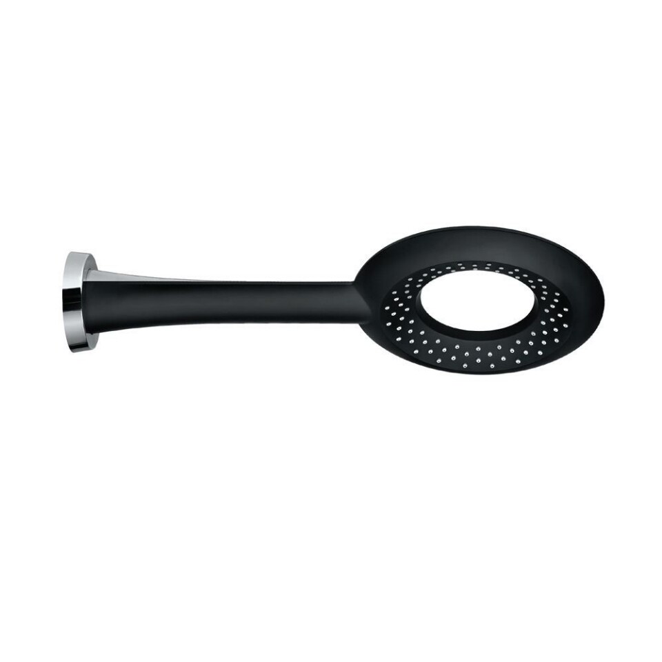 Jaquar-Overhead Shower ø250mm Round
Shape Single Flow (ABS Body with Face
Plate Black Matt) with Rubit Cleaning
System OHS-BLM-1765