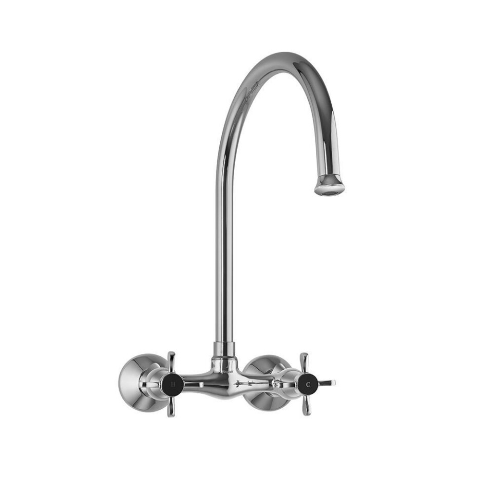 JAQUAR-Sink Mixer with Regular Swinging Spout(Wall Mounted Model) with Connecting Legs & Wall Flanges-7309PM