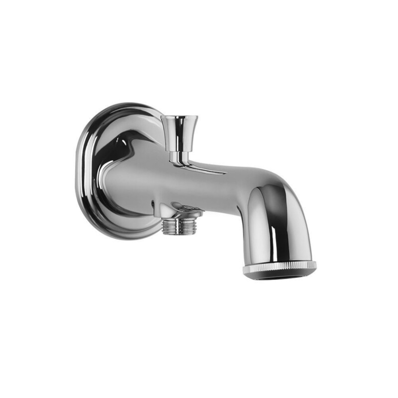 Jaquar-Bath Tub Spout With Button Attached For Hand Shower With Wall Flange-