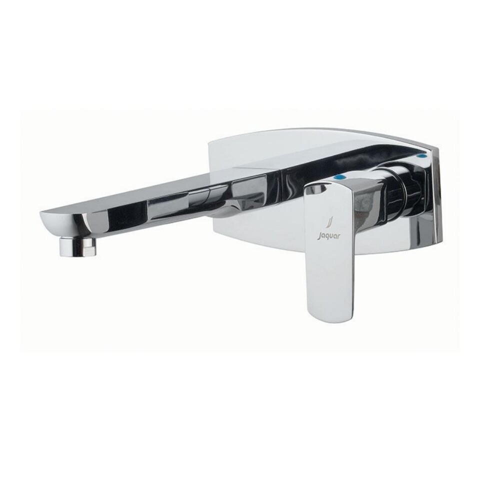 Jaquar-Exposed Part Kit of Single Concealed Stop Cock Consisting of Operating Lever, Cartridge Sleeve, Wall Flange (with Seals) & Basin Spout (Compatible with ALD-441) KUP-35441KPM