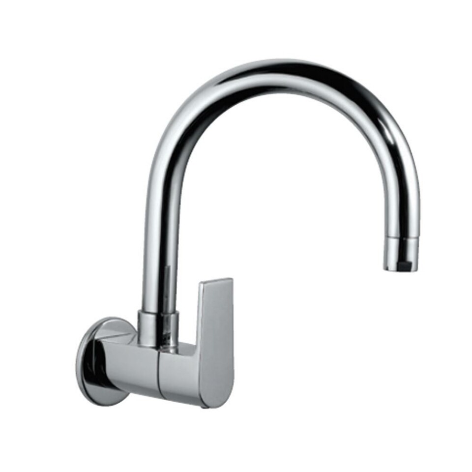 Jaquar- Sink Cock with Regular Swinging Spout (Wall Mounted Model) With Wall Flange ARI-39347S
