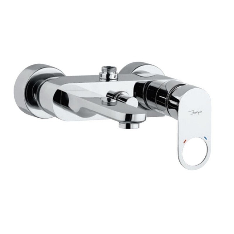 Jaquar- Single Lever Wall Mixer with ProvisionFor Connection to Exposed ShowerPipe (SHA-1211N) with Connecting Legs & Wall Flanges ORP-10115PM