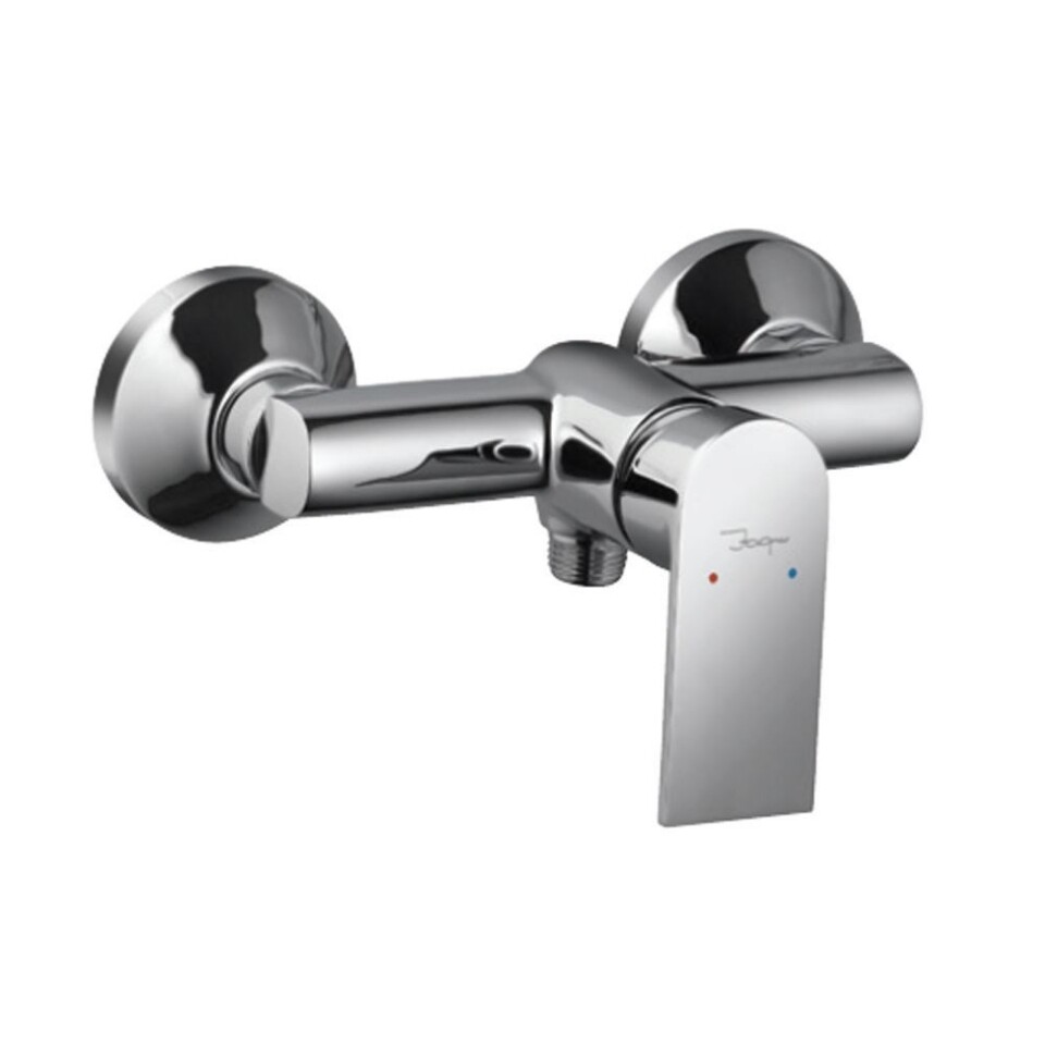 Jaquar-Single Lever Exposed Shower Mixer for Connection to Hand Shower with Connecting Legs & Wall Flanges LYR-38149