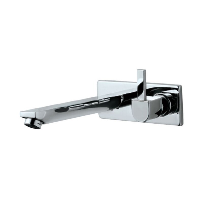 Jaquar-Exposed Part Kit of Single Concealed Stop Cock Consisting of Operating Lever, Cartridge Sleeve, Wall Flange (with Seals) & Basin Spout (Compatible with ALD-441) DRC-37441K