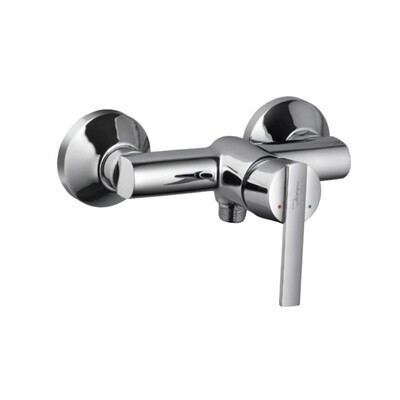Jaquar-Single Lever Exposed Shower Mixer for Connection to Hand Shower with Connecting Legs & Wall Flanges FON-40149