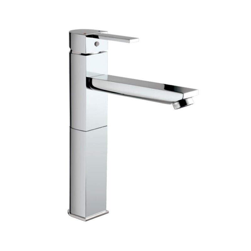Jaquar-Single Lever Tall Boy with 140mm Extension Body Fixed Spout without Popup Waste System with 600mm Long Braided Hoses DRC-37005B